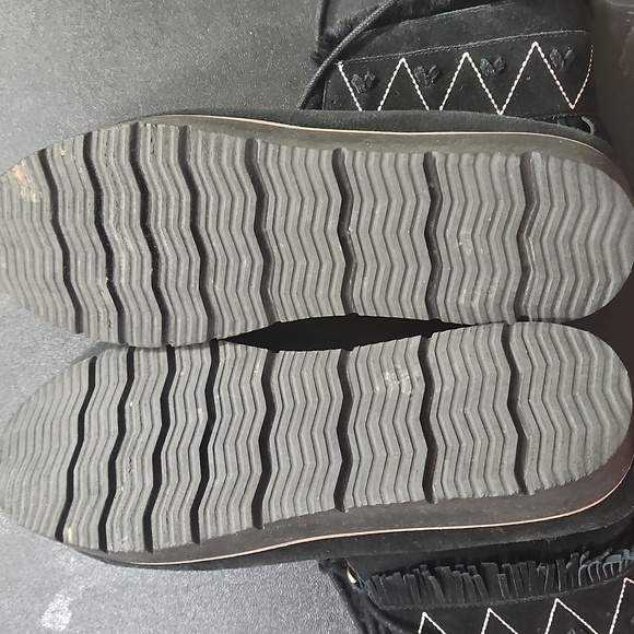 Jack Rogers Women's 9.5M Vera Suede Lace Up Fur Lined Waterproof Moc Boots - Picture 7 of 10